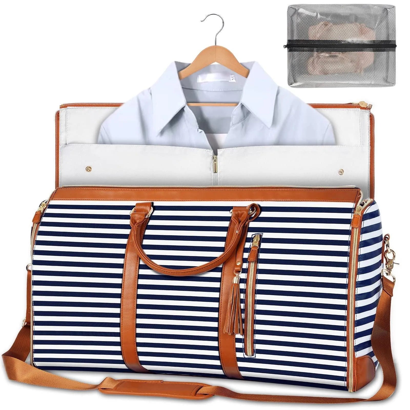 Large Capacity Travel Duffle Bag Women's Handbag Folding Suit Bag Waterproof Clothes Totes - Bellarte Enchanté Large Capacity Travel Duffle Bag Women's Handbag Folding Suit Bag Waterproof Clothes Totes